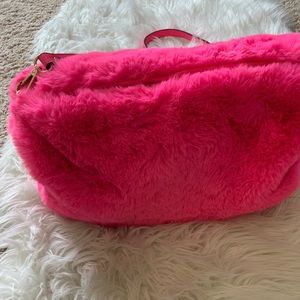 Faux Fur Mitt Purse